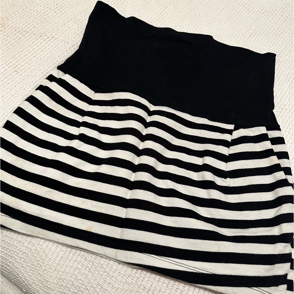 Casual Striped Skirt